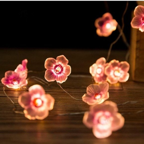 Japanese Cherry Blossom LED Night Light Room Decor - Picture 3 of 6